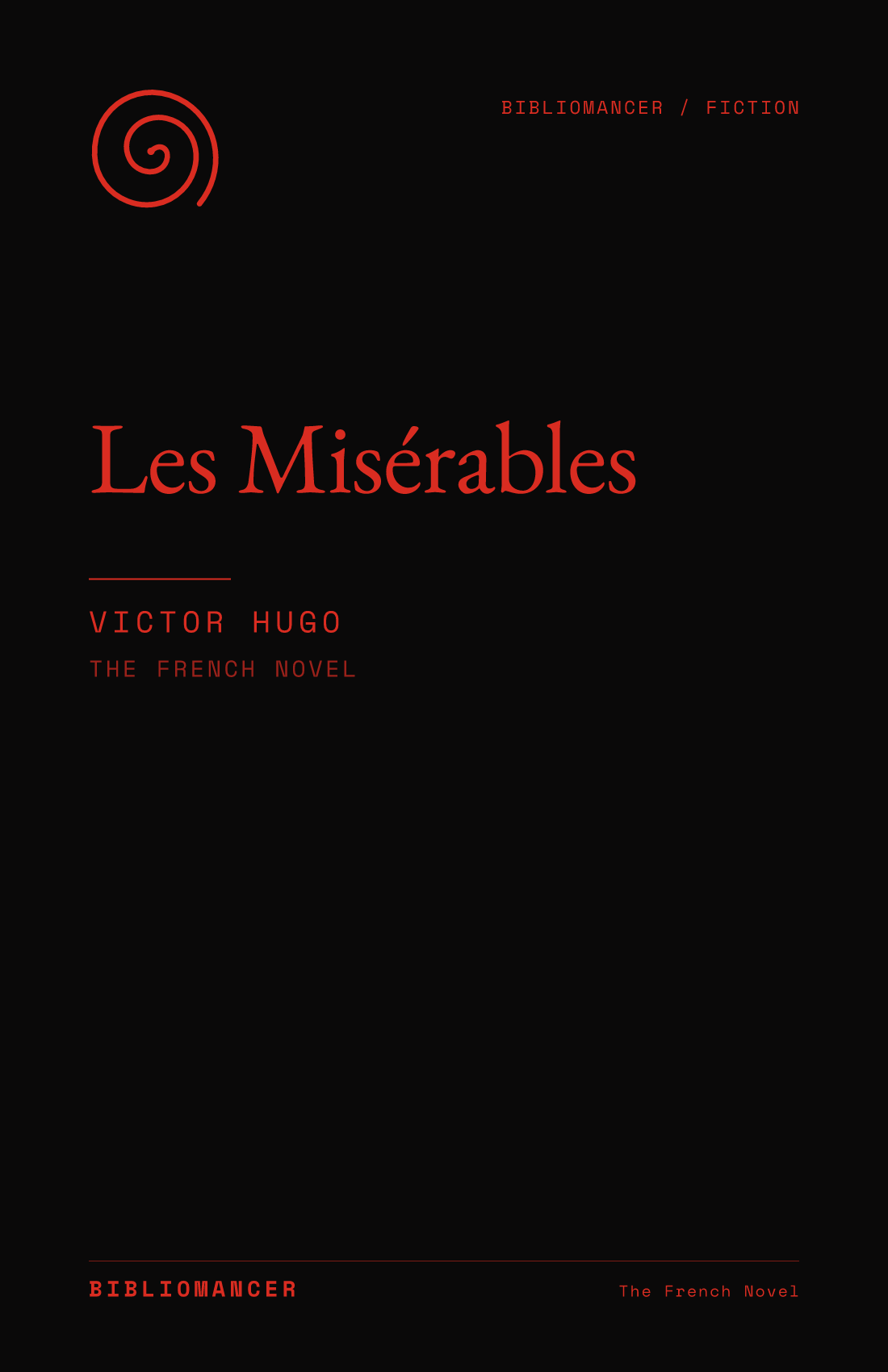 Les Misérables by Victor Hugo — Bibliomancer edition cover