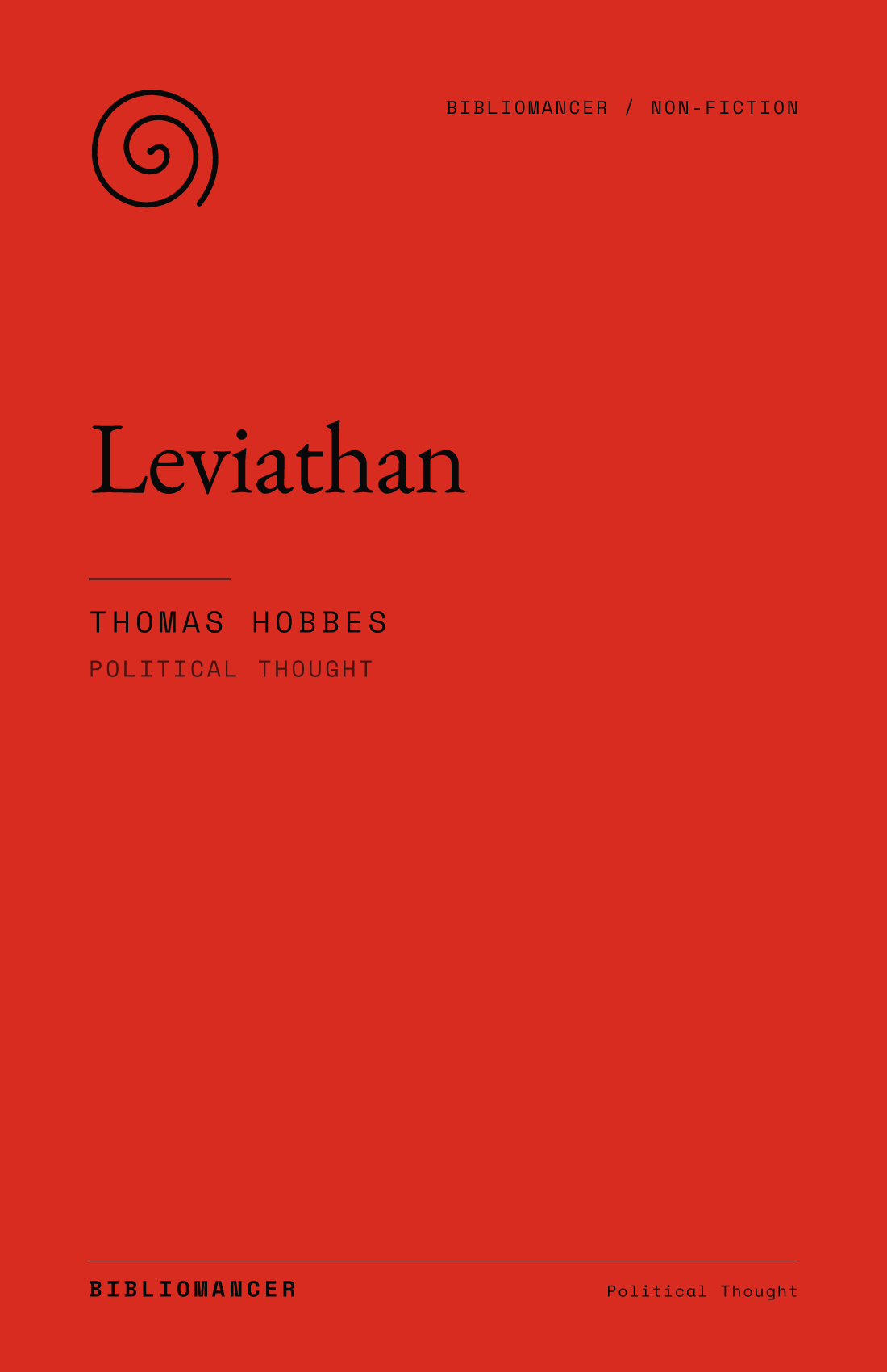 Leviathan by Thomas Hobbes — Bibliomancer edition cover