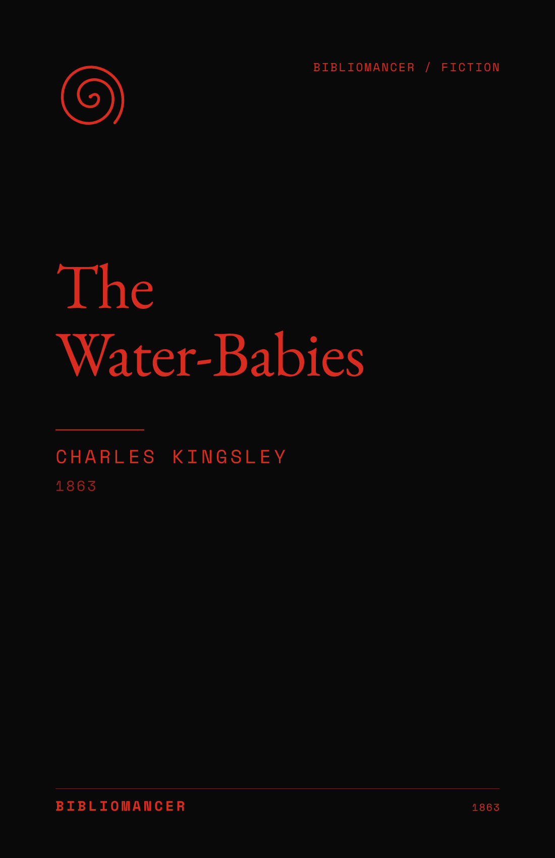 The Water-Babies by Charles Kingsley — Bibliomancer edition cover